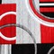 Flash Furniture Red 5' x 5' Geometric Abstract Area Rug KP-RG953-55-RD-GG - alternate 7